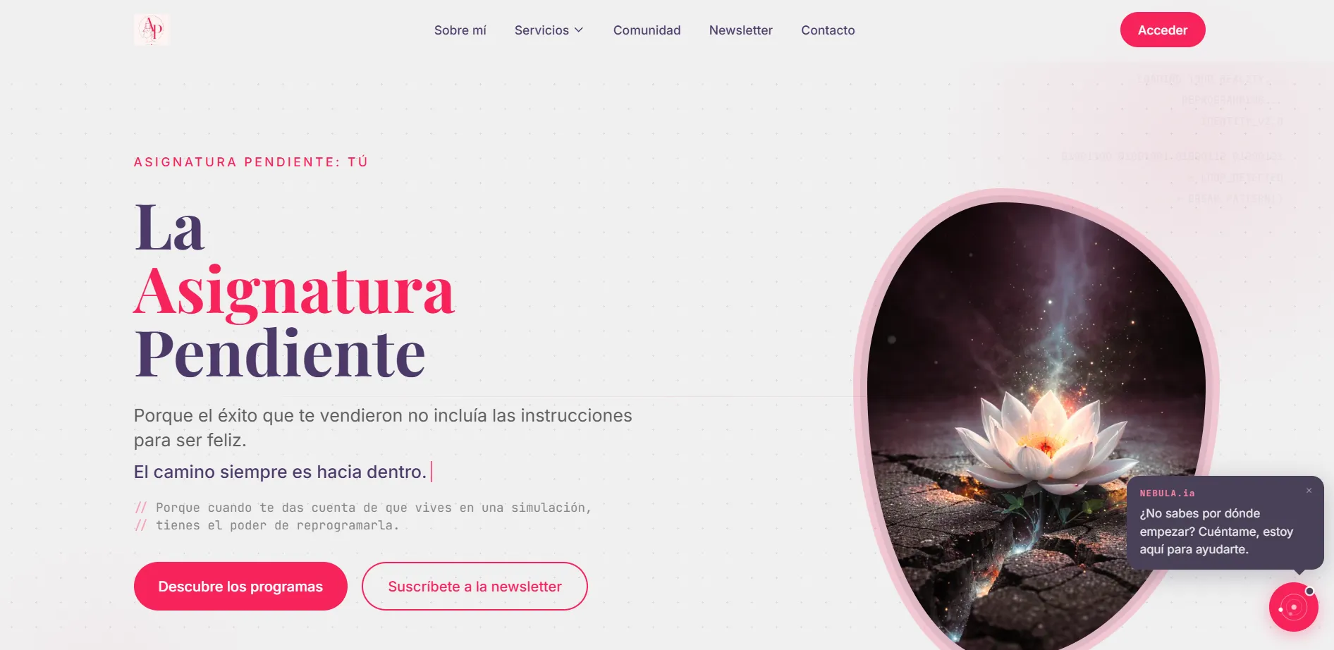 Captura de Asignatura Pendiente